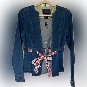 New with tags! Live A Little denim jacket!